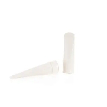 Professional Cardboard White Kalippo with lid - 13.5 cm Ø 4.5