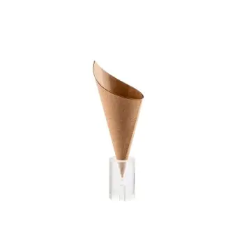 Professional Cardboard Cardboard Cones Kraft XL - Ø9 x 16 cm