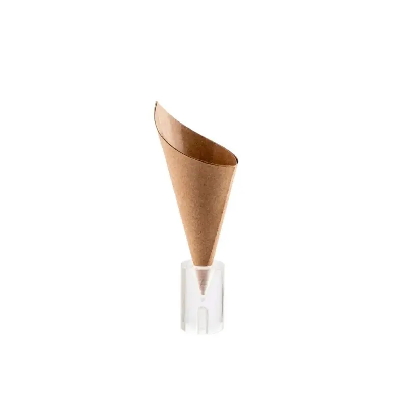 Professional Cardboard Cardboard Cones Kraft XL - Ø9 x 16 cm