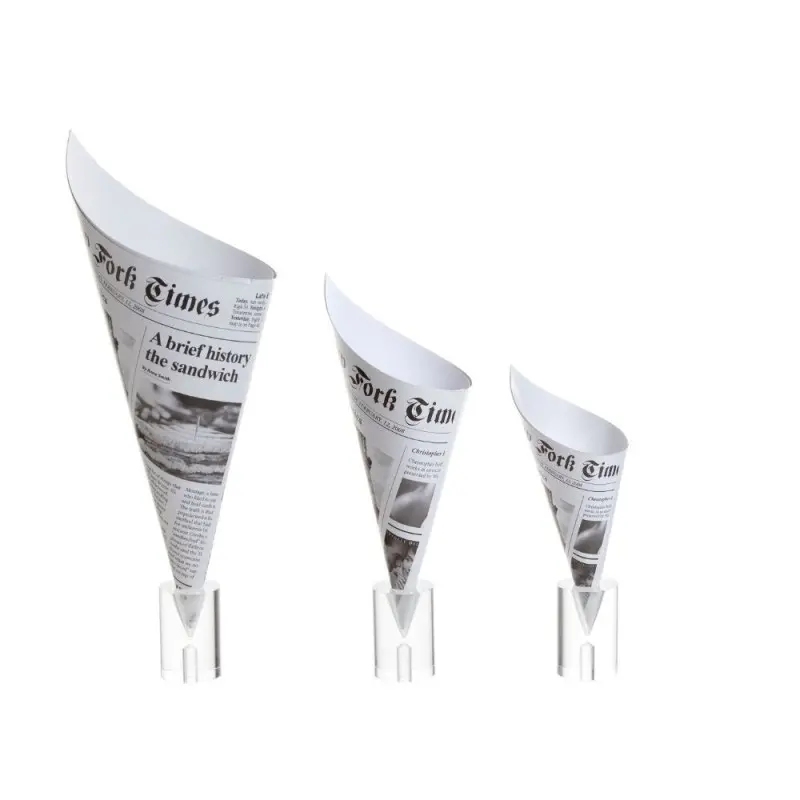 Professional Cardboard Giant Newspaper Cardboard Cone - Ø 12 x 25 cm Professional Cardboard Giant Newspaper Cardboard Cone - Ø 12 x 25 cm