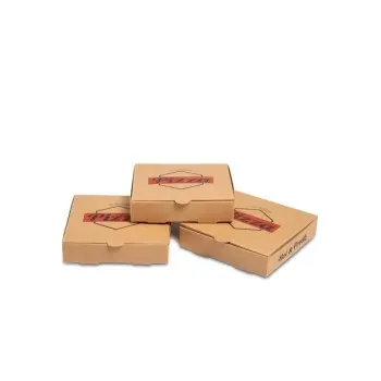 Professional Cardboard Mini pizza box - 9 x 9 x 2 cm