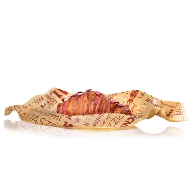 Professional Waxed Paper Kraft Paper Street Food - 29 x 30 cm