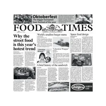 Professional Newspaper "Food Times" -