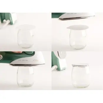 Professional Aluminium Yogurtthermo-sealable cover XL(Yogurt 400 ml/ Curd Pot) - Ø 8 cm