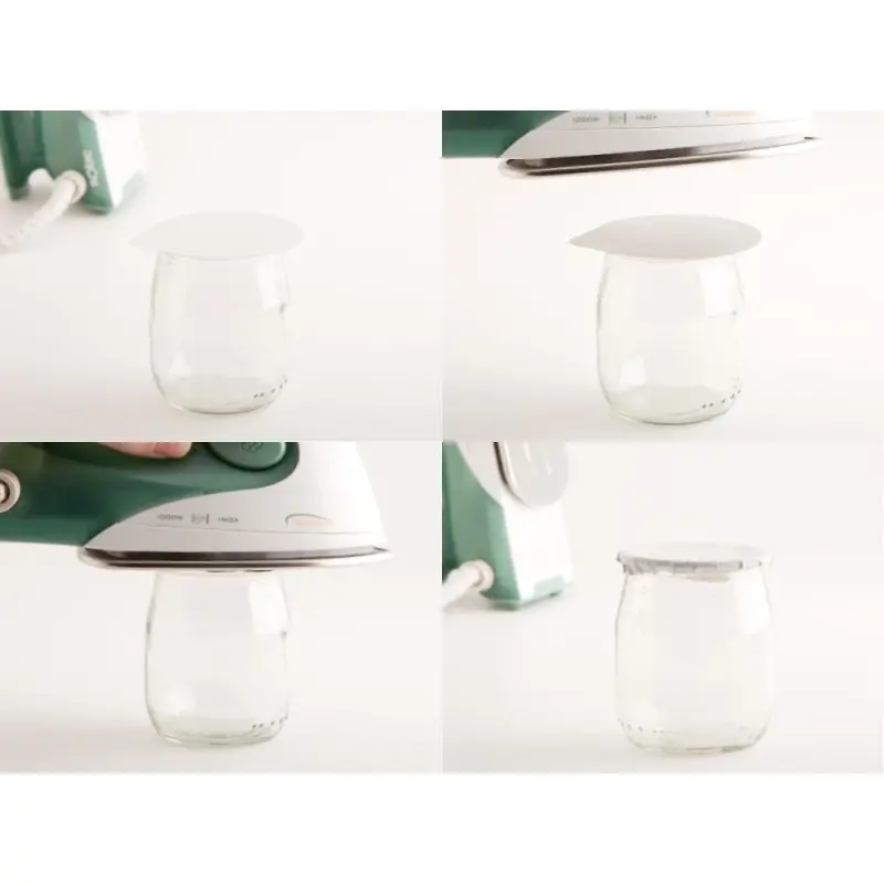 Professional Aluminium Yogurtthermo-sealable cover XL(Yogurt 400 ml/ Curd Pot) - Ø 8 cm