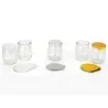 Professional Aluminium Yogurt GoldThermo-sealable Cover XS - Ø 6.2 cm