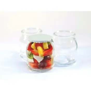 Professional Glass Jumbo yogurt glass pot360 ml - Ø 8 x 10 cm360 ml