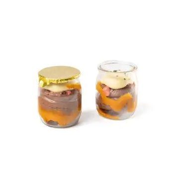 Professional Glass Yogurt Pot120 ml - Ø 5 x 7 cm 120 ml
