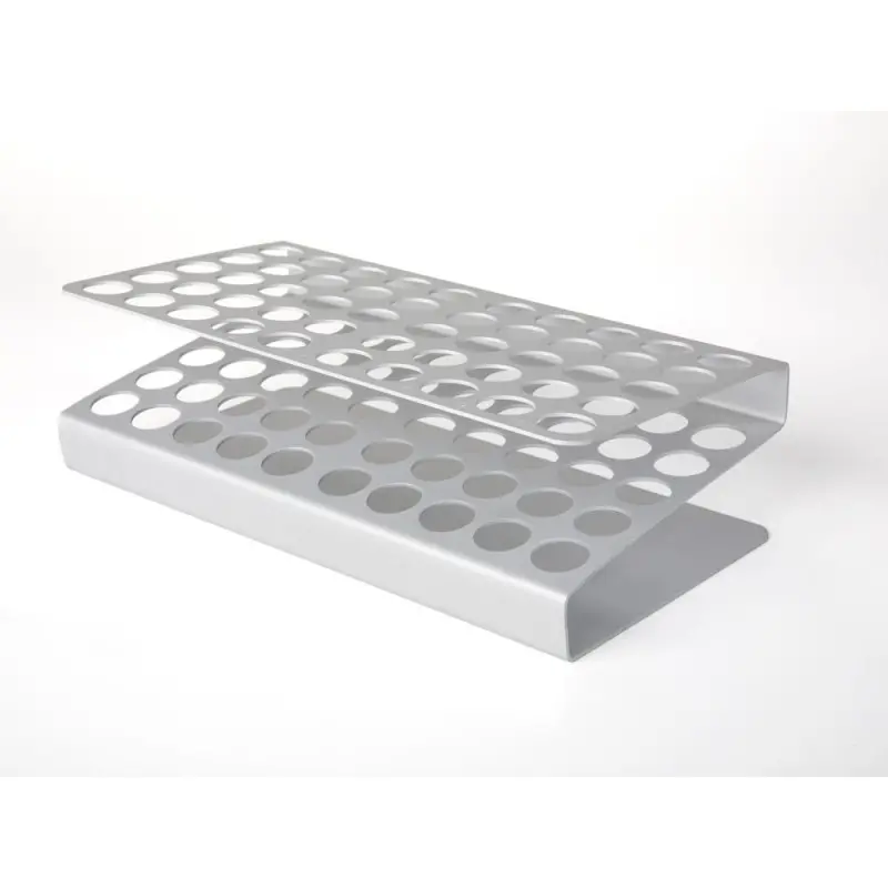 Professional Aluminium Aluminium test tubes display 25 holes (max Ø 1.6 cm) - 12 x 12 x 6 cm Professional Aluminium Aluminium test tubes display 25 holes (max Ø 1.6 cm) - 12 x 12 x 6 cm