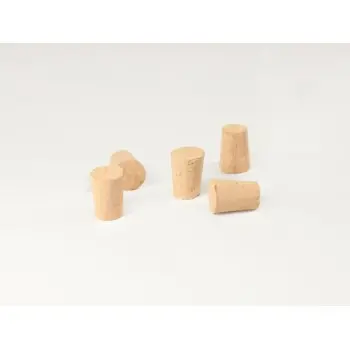 Professional Cork Corks for test tubes(tubes of Ø1.6 cm) - superior: Ø 1.5 inferior: Ø 1 alt: 2 cm