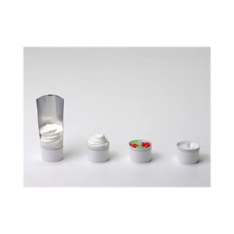 Professional Plastic Striped Paste Tube - Ø 3.5 x 16 cm 40 ml