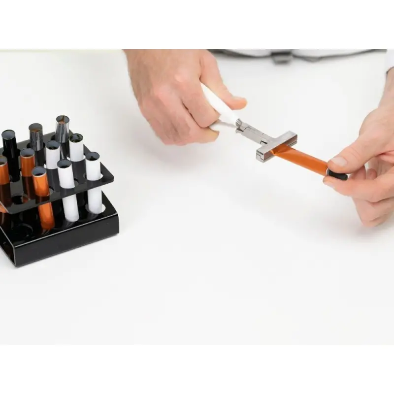 Professional Aluminium Tubes 15 ml black - Ø 1.5 x 10 cm