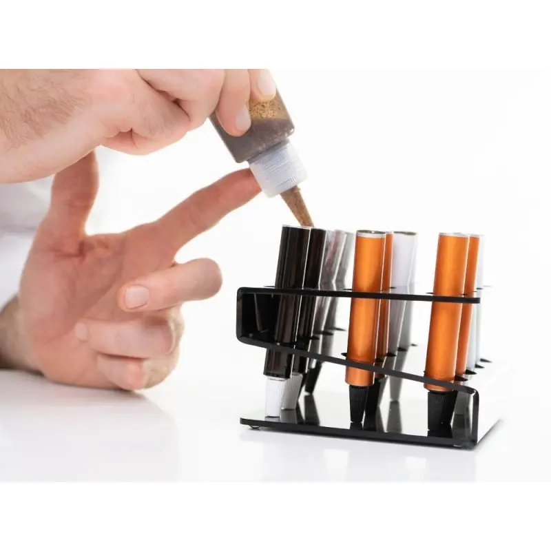 Professional Aluminium Tubes 7 ml black - Ø 1 x 7 cm