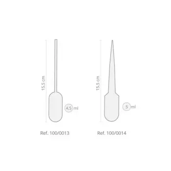 Professional Polyethylene Conical Pipettes - Ø 16 x 31 x 4 cm