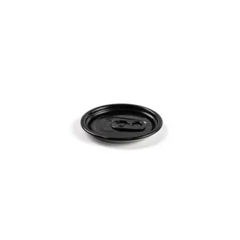 Professional Aluminium Black Soda Lid for PET Can - Ø 6 x 0.5 cm