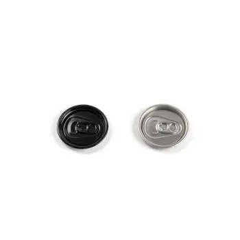 Professional Aluminium Black Soda Lid for PET Can - Ø 6 x 0.5 cm