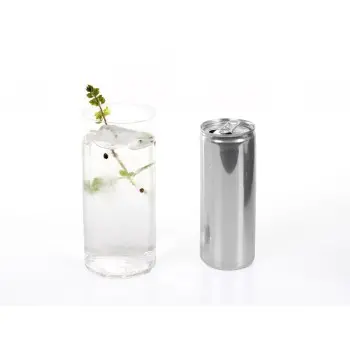 Professional Aluminium Aluminium cans with lids250 ml - Ø 5.5 x 1.5 cm