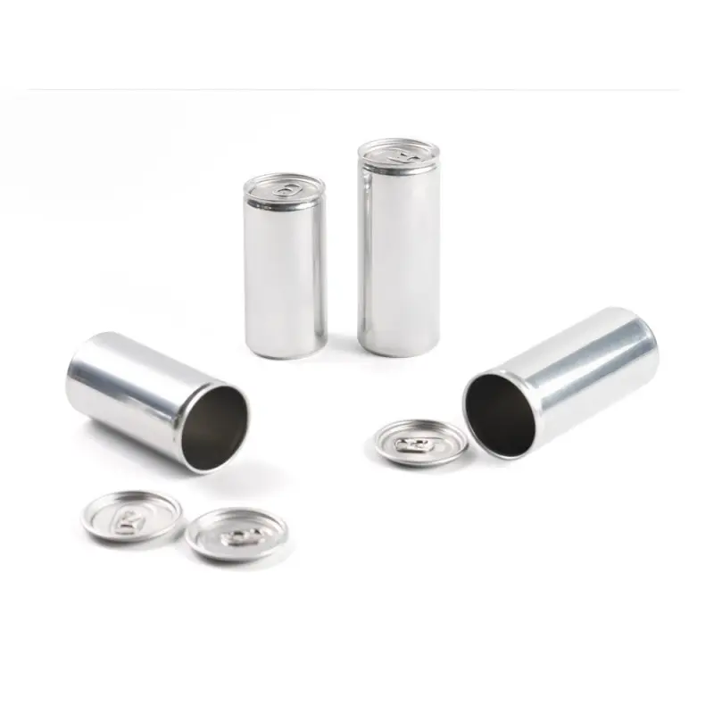 Professional Aluminium Aluminium cans with lids200 ml - Ø 5.5 x 11 cm