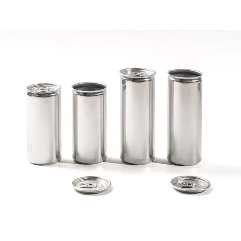 Professional Aluminium Aluminium cans with lids200 ml - Ø 5.5 x 11 cm