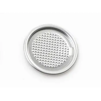 Professional Aluminium Lids for PET Food Can 100 pcs. - Ø 6 x 0.3 cm