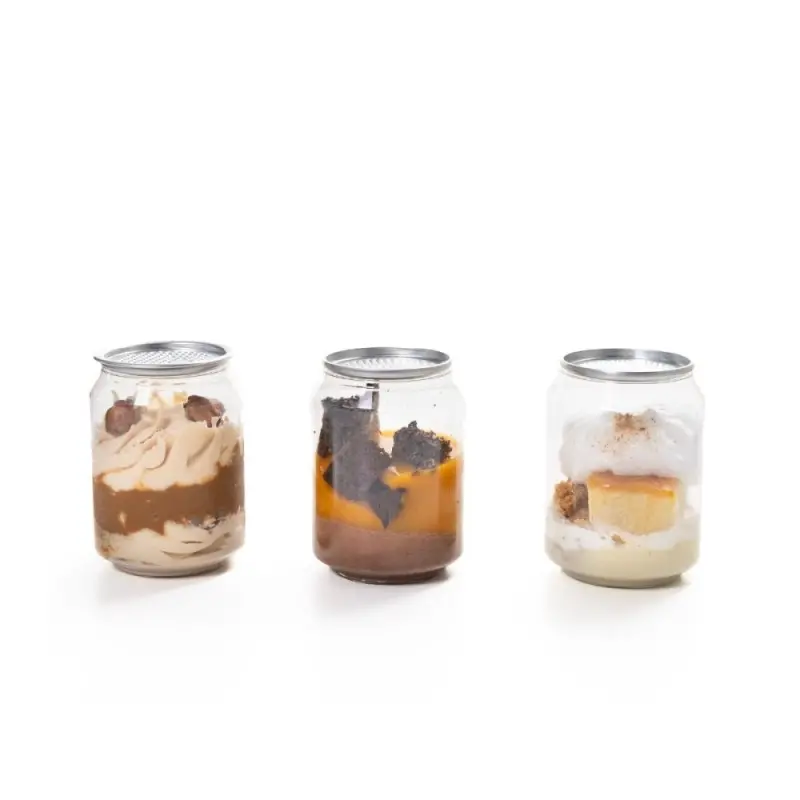 Professional Aluminium Lids for PET Food Can 100 pcs. - Ø 6 x 0.3 cm