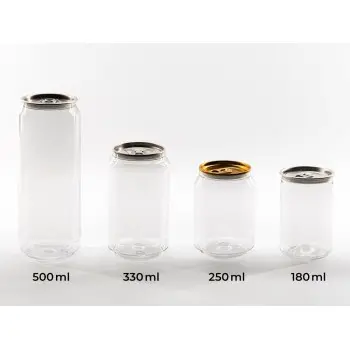 Professional Plastic Soda Can PET500 ml100 pcs - Ø 6.5 x 16 cm