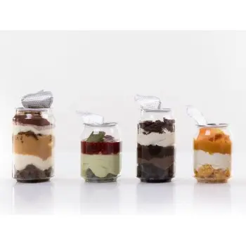 Professional Plastic Soda Can PET 330 ml100 pcs - 6.5 x 6.5 x 11.5 cm