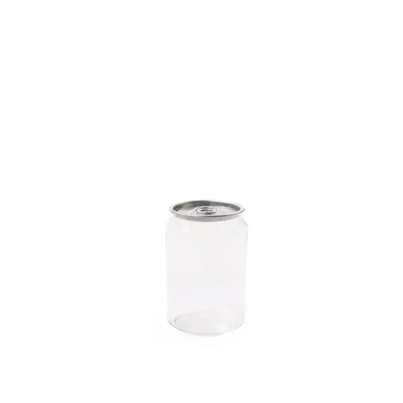 Professional Plastic Soda Can PET 250 ml 100 pcs - 6 x 6 x 9.5 cm