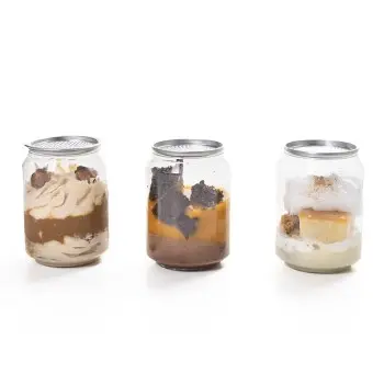 Professional Plastic Soda Can PET 250 ml 100 pcs - 6 x 6 x 9.5 cm