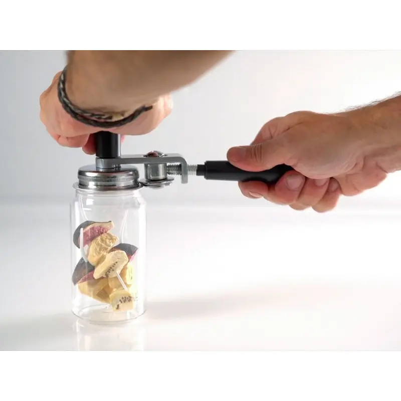 Professional Stainless Steel Cierra latas PET manual Peel Off - Ø 5 x 21 cm Professional Stainless Steel Cierra latas PET manual Peel Off - Ø 5 x 21 cm