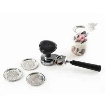 Professional Stainless Steel Cierra latas PET manual Peel Off - Ø 5 x 21 cm