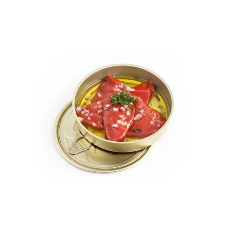 Professional Tin Round tin can with lid XS - Ø 11 x 2.2 cm 120 ml