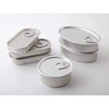 Professional Aluminium Rectangle Aluminium Cans with lid - 11 x 5.5 x 2 cm 60 ml