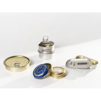 Professional Aluminium Rectangle Aluminium Cans with lid - 11 x 5.5 x 2 cm 60 ml