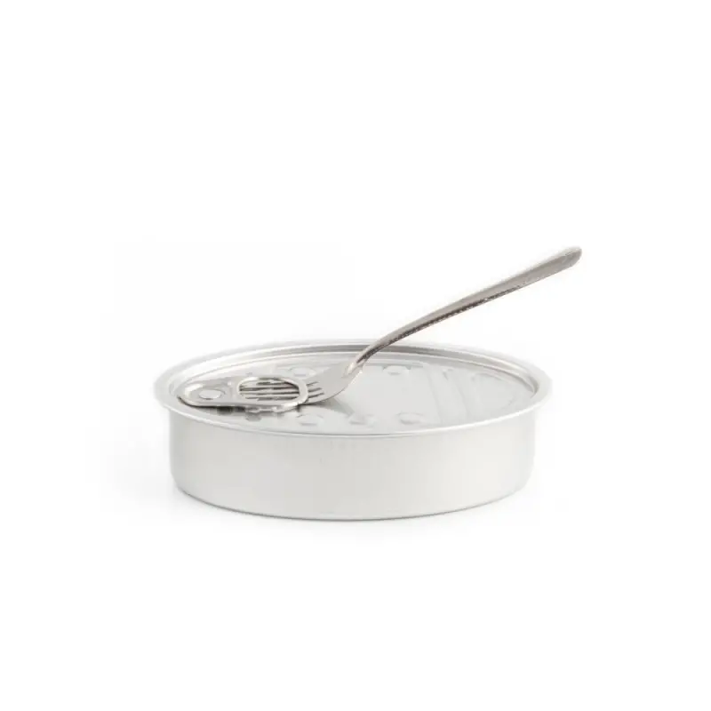 Professional Aluminium Oval Aluminium Cans with lid - 12 x 7.5 x 3 cm 120 ml