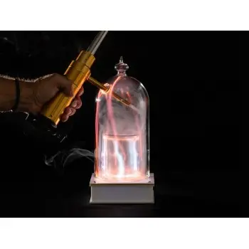 Professional Borosilicate Tesla Cloche Ne - Ø 12 x 25 cm