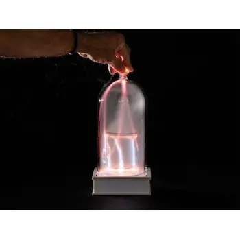 Professional Borosilicate Tesla Cloche Ne - Ø 12 x 25 cm