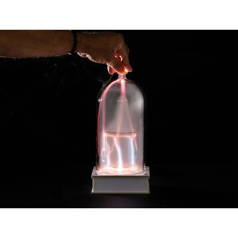 Professional Borosilicate Tesla Cloche Ne - Ø 12 x 25 cm