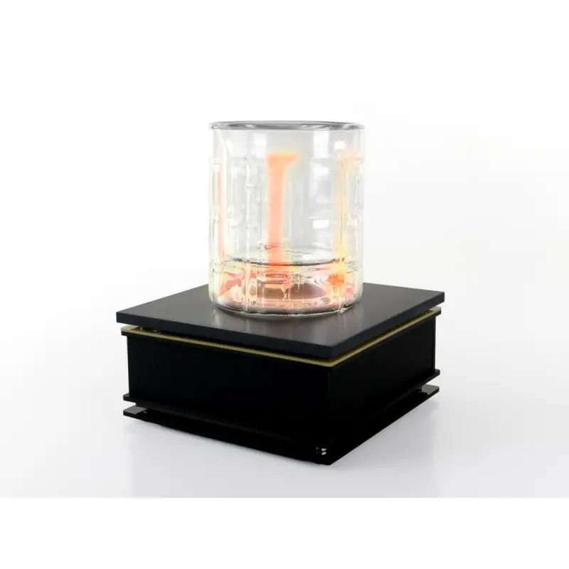 Professional Plastic Wireless Tesla Base Black (Battery) - 13 x 13 cm Professional Plastic Wireless Tesla Base Black (Battery) - 13 x 13 cm