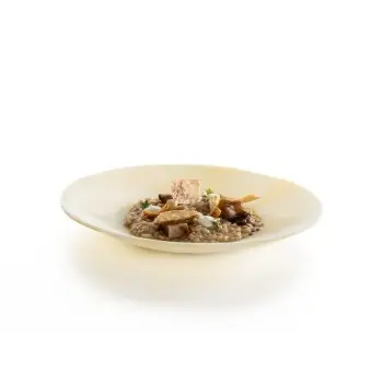 Professional Glass Alabaster Plate - Ø 25 x 3 cm