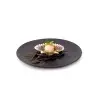 Professional Glass Black Boiling XL Plate - Ø 26 x 2 cm
