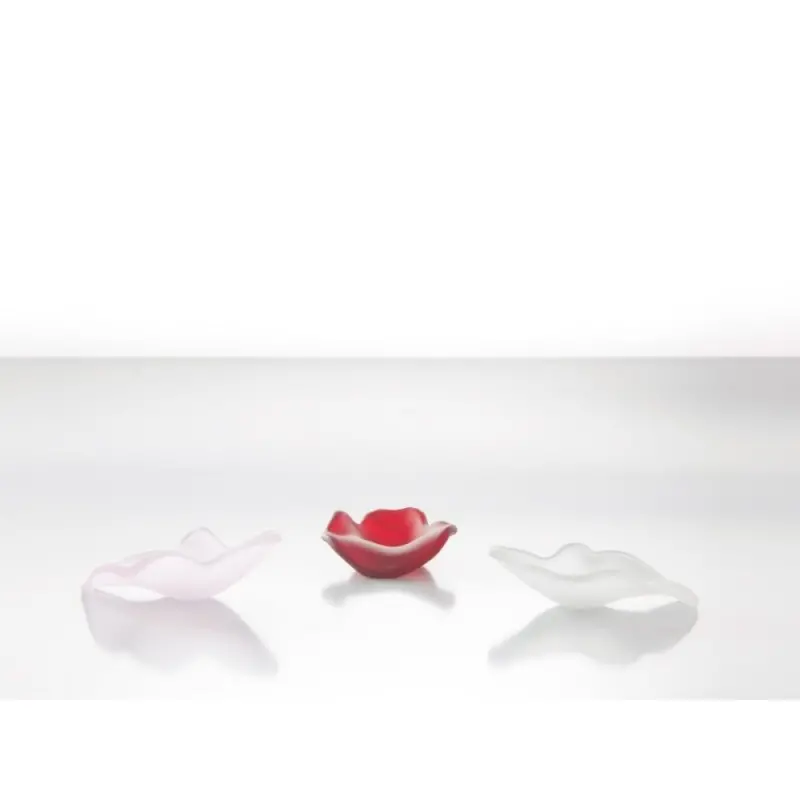 Professional Glass Rose Petals Red - 7 x 5 x 3 cm