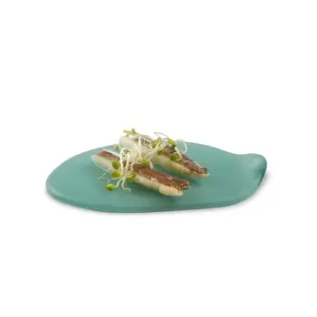 Professional Glass Cadaqués Green Plate XL - 22 x 14 x 2 cm