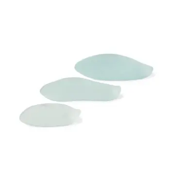 Professional Glass Cadaqués White Plate XS - 14 x 10 x 2 cm