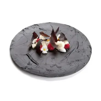 Professional Glass Black Stucco - Ø 27 cm