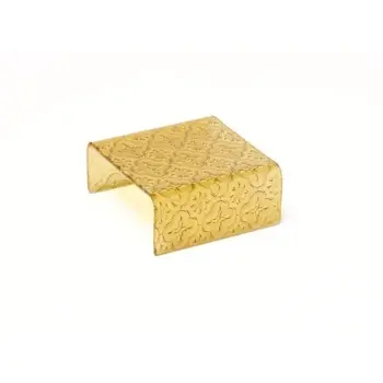 Professional Glass Tall Square Glass Snack Holder - 11.5 x 11.5 x 5cm