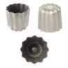 Gobel 729530 Gobel Set of 6 Canneles Bordelais Aluminium Molds Baba & Canneles Molds