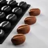 Pavoflex Professional Mini Portion Silicone Mold - Coffee by Fabrizio Fiorani - 44 mm x 32 mm x h 20 mm - 20 cavity - 20ml