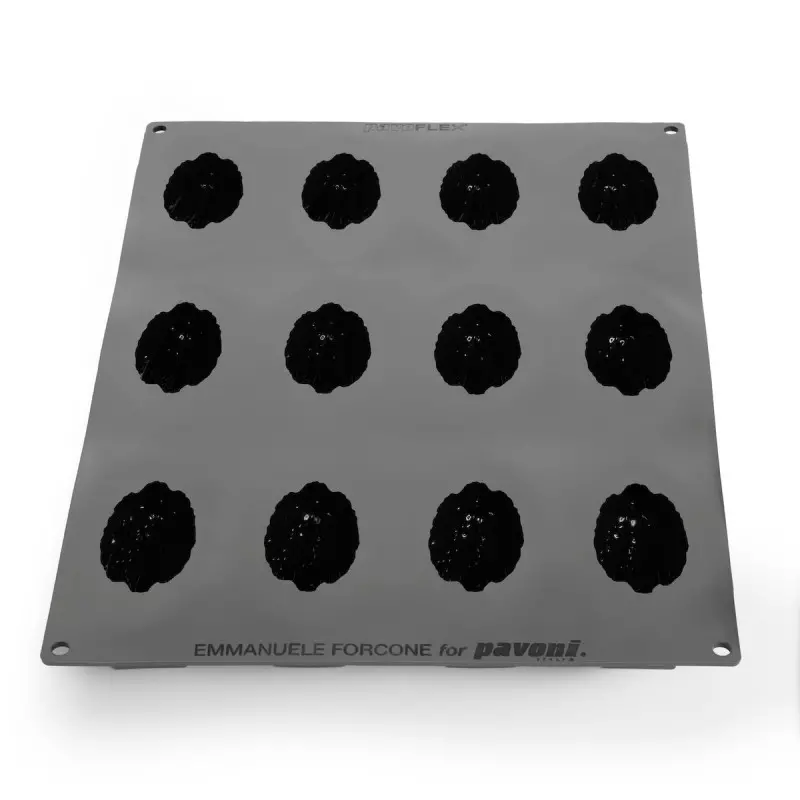 Professional Single Portion Silicone Mold - Cabosse by Emmanuele Forcone - 80 mm x 56 mm x h 46 mm - 15 cavity - 120ml