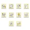 Prime Premium Assorted Galette des Rois Feves King Cakes Charms - Snoopy the Greedy - Pack of 100